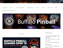 Tablet Screenshot of buffalopinball.com